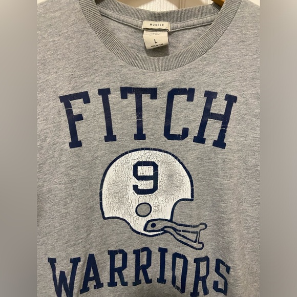 Vintage Y2K Abercrombie and Fitch muscle fit T-shirt L - Picture 3 of 4